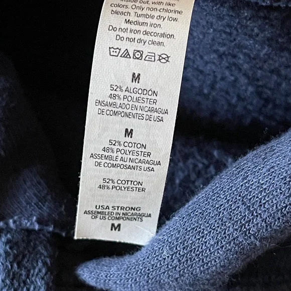 Cropped Graphic Hoodie Keep Going Floral Skull Gray Grunge Streetwear Medium - Picture 6 of 6